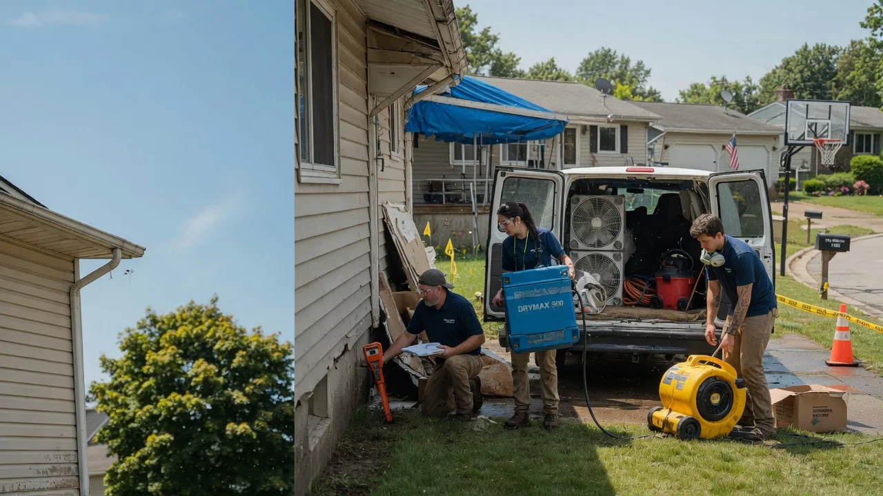 Ceiling Leak Cleanup in Woodstock, OH near me
