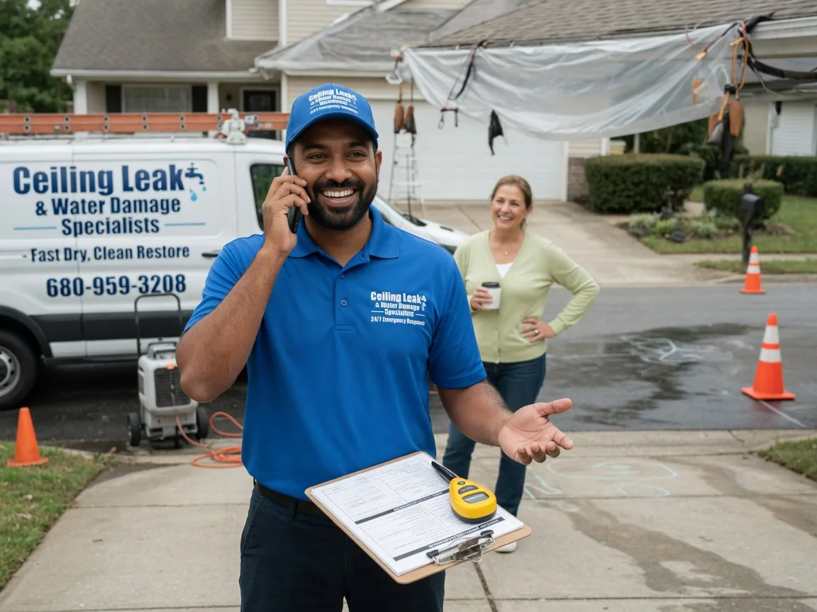 Ceiling Leak Cleanup Woodstock, OH FAQs